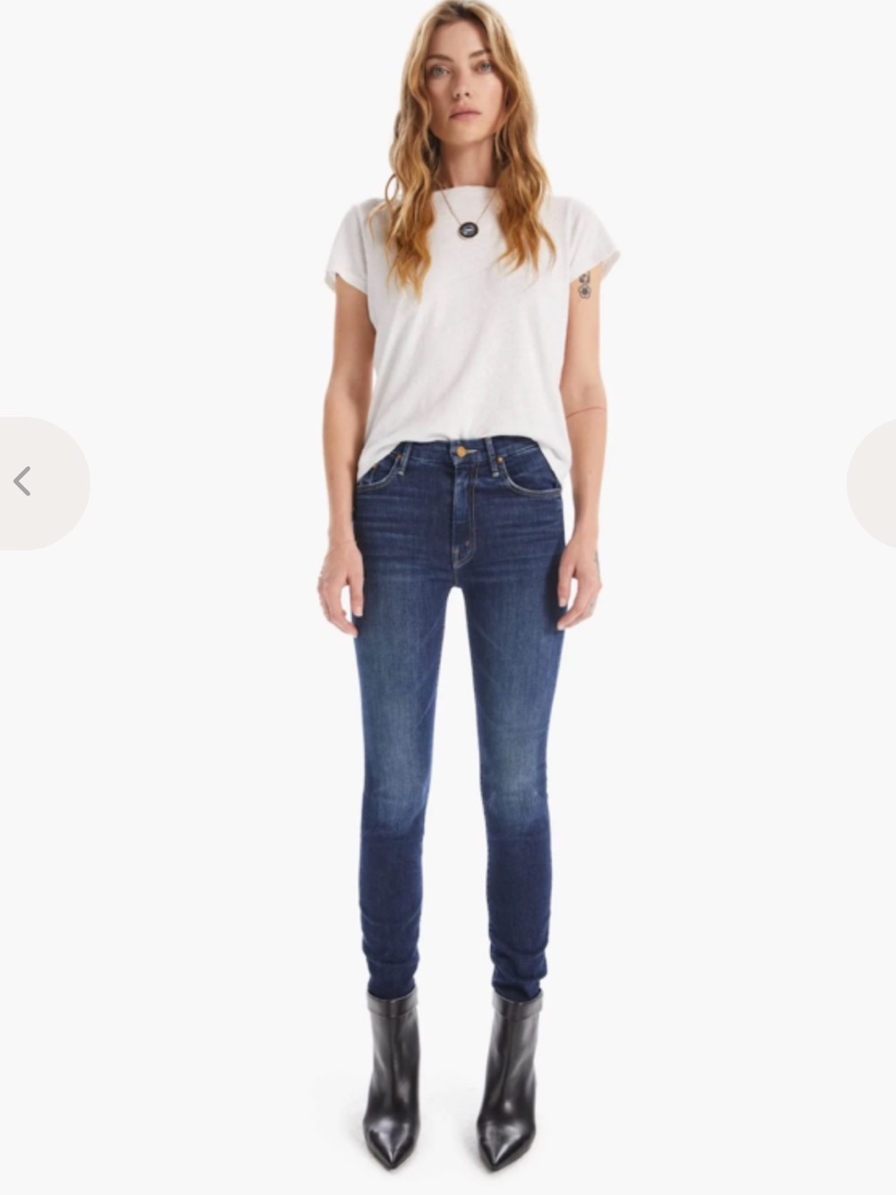 Mother the Looker jeans in Teaming Up